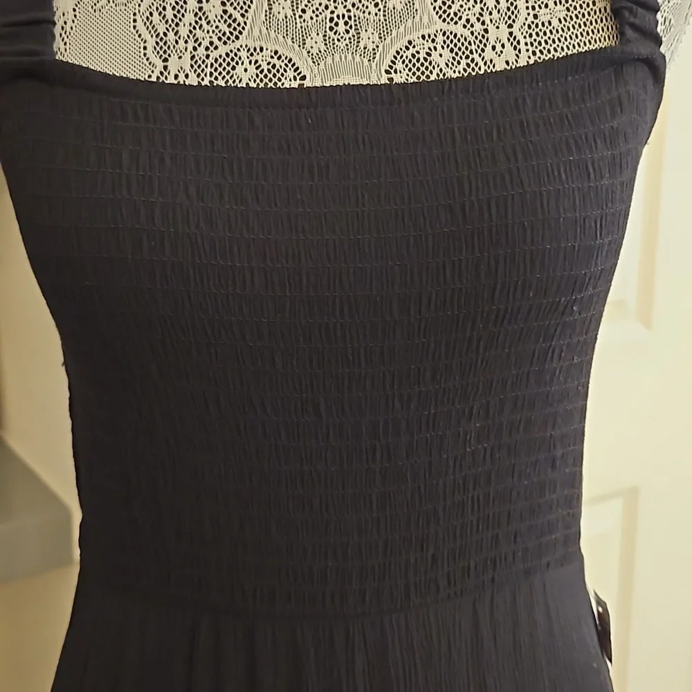 Forever 21 Smocked Strappy Back Maxi Dress sz Medium                🎉 HP - Picture 7 of 12